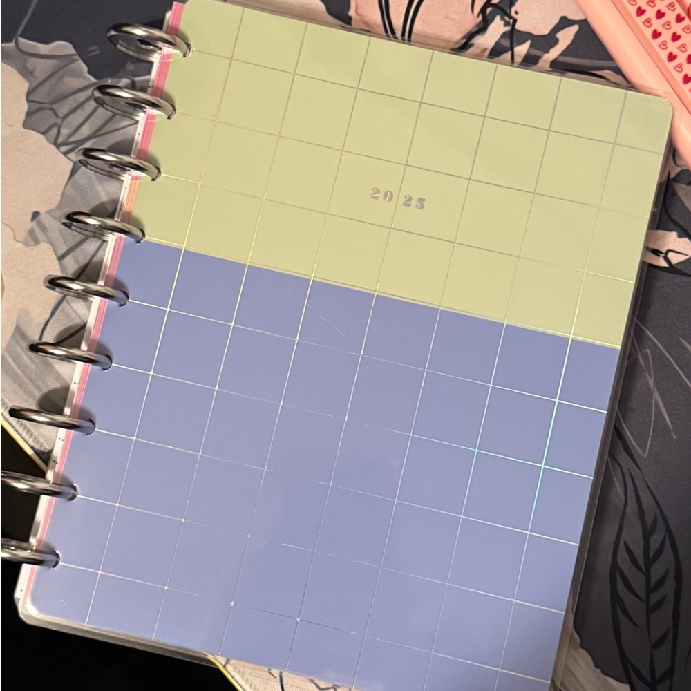 The Happy Planner 2023 Calendar - Pastel Yellow and Blue